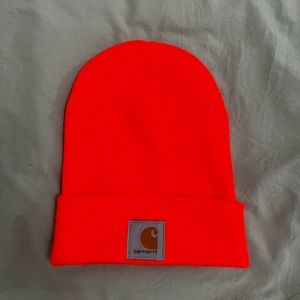 Neon Orange Carhartt Beanie
